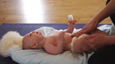 Baby Massage For Constipation wind and gas