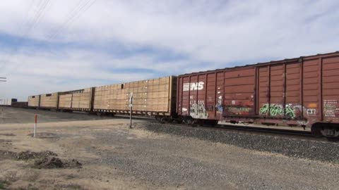 NS 1066 NYC Heritage On BNSF Needles Subdivision