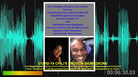 Chili's Protein Covid-19 Vaccine Business Development Proposal Fiest Cll with CEO-President