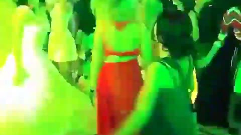 Wedding ceremony, bride dancing