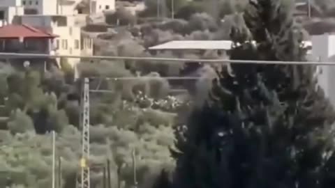 The destruction of an IDF vehicle around Jenin