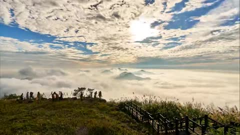 Alishan sunset in Taiwan_3