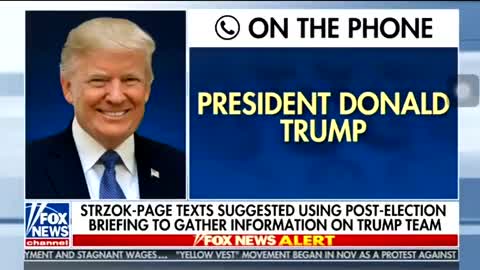 Donald Trump speaks with Sean Hannity about latest Strzok/Page findings