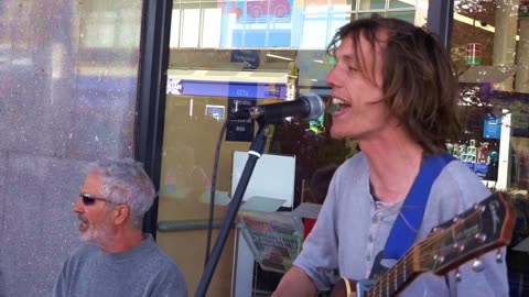 Phat Ballard Slack Mallard band. Busking the Ocean City 2015