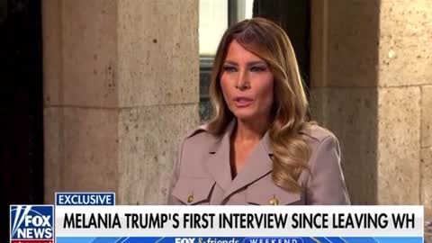 First Lady Melania Trump on Fox News