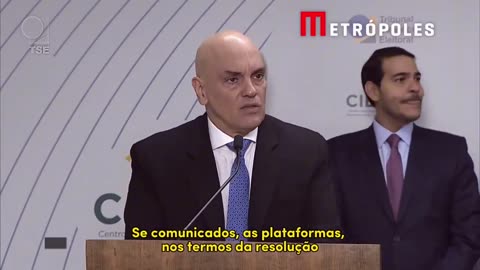 O Ditador Alexandre nazista de Moraes cria o órgão do crime organizado. Observe que só têm criminoso no vídeo.