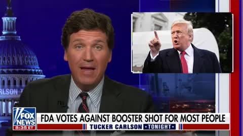 Tucker - Sept 17, 2021 - FDA votes against C19 'booster shot', Not enough safety data.