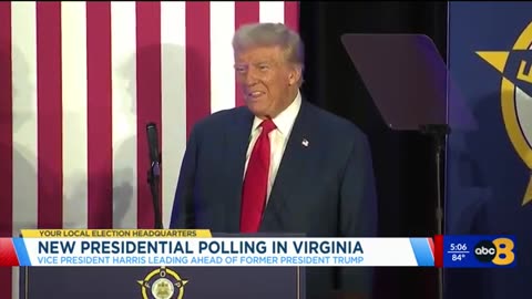 New polling shows Harris with a big lead in Virginia; political analyst says race with Trump won’t b