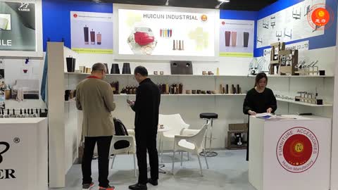 Furniture feet exhibition activities Ningbo Huicun Industrial Co., Ltd.