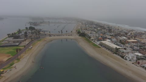 Skydio 2+ Drone Bayside Walk, Pacific Beach, Mission Bay, San Diego 4K Raw Footage, Part 2