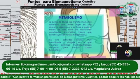 Nutrición Energética y Electroquímica Molecular: Técnico Médico Naturista de Biomagnetismo Cuántico