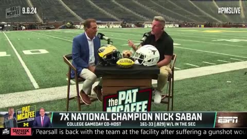 Nick Saban Breaks Silence On Viral Pat McAfee Clip