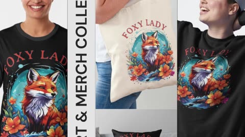 FOXY LADY T-SHIRT & MERCH DESIGN