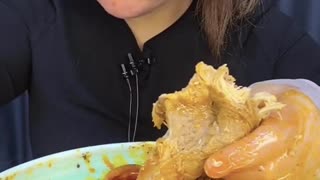 Fried Pig Skin! Mukbang ASMR