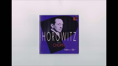 Chopin - Mazurka in F Minor Horowitz