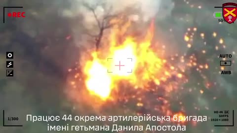 Ukrainian Cluster Munitions Set Off Russian Munitions