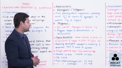 LEC#2 EVOLUTION FROM PROKARYOTES TO EUKARYOTES