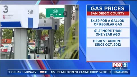 Gas Prices Highest Since 2012 In San Diego