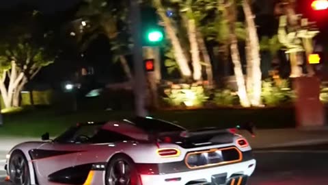 Koenigsegg agera rs x mclaren senna gtr at night