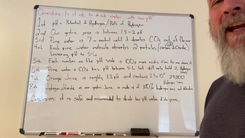 #25 Is It Safe To Drink Low pH Water? Carbonic Acid, Hydrogen Bonding, CO2, and Orange Juice