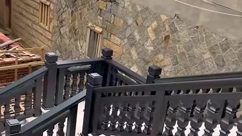 Now this is how you install a staircase!.hd #USA #Canada #germany #Viral