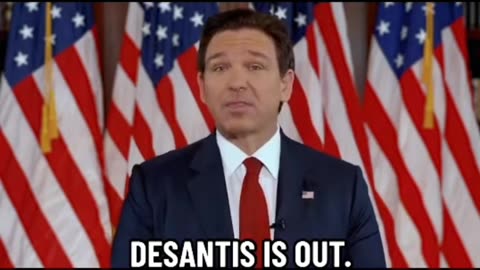 RON DESANTIS DROPS OUT OF RACE