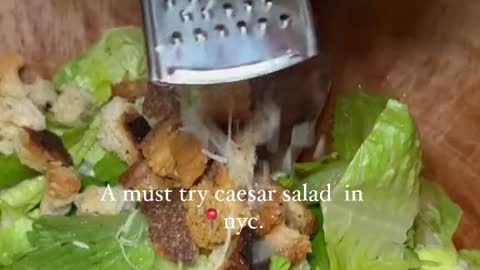 A must try caesar salad in nye.