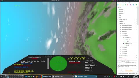 Linux Air Combat, Blake's Mission Lincoln vs Hank And JBird 220720a