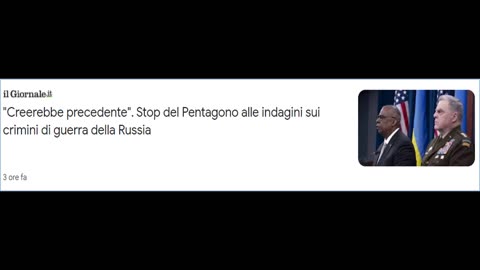 Crimini di guerra Il motivo perchè l'America difende la Russia!