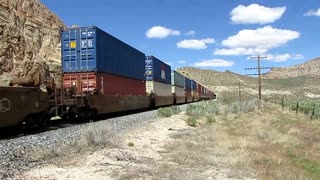 Union Pacific Eastbound Intermodal Train