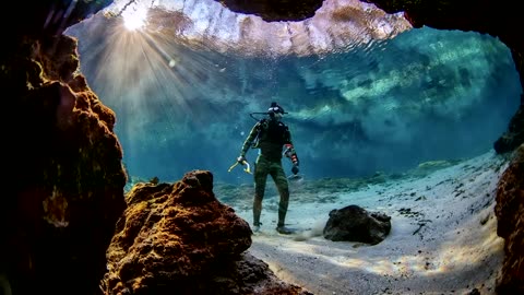 A scuba diver found some amazing things