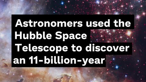 An ancient, ravenous black hole has been hiding an 11-billion-year-old galaxy in its glare