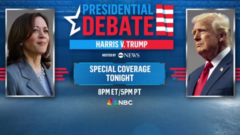 Trump and Harris debate tonight, meeting for the first time