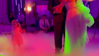 Kids Crash Couple's First Dance