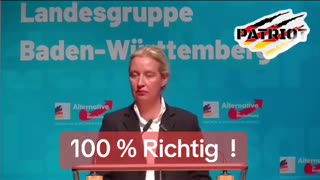 Alice Weidel vom 19.09.24 unbedingt anhören…super 💙👏🇩🇪