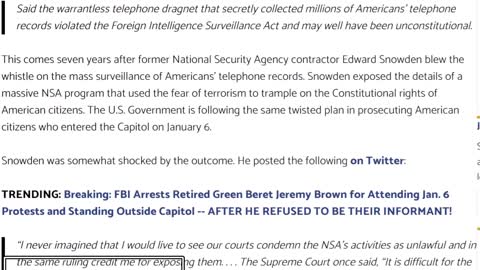 Edward Snowden Vindicated By Courts 🟠⚪🟣The NPC Show