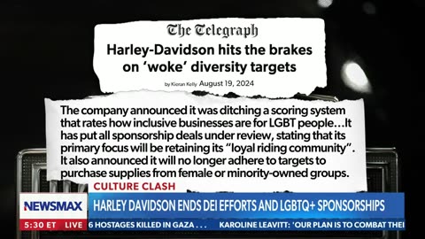 Daily Caller Reporter Analyzes Harley Davidson's Retreat From 'Woke' Policies Amid Customer Backlash