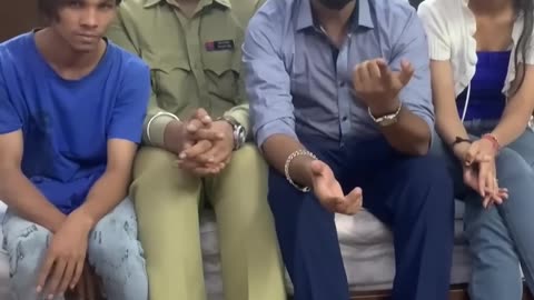 Indian couple caught by police in police in hotel trying to vonvince