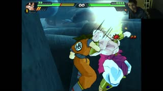 Goku VS Broly The Legendary Super Saiyan In A Dragon Ball Z Budokai Tenkaichi 3 Battle