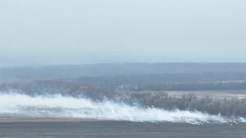 December 2022 The area of Zhuravka gully, Kreminna district, Luhansk People's Republic, Russia.