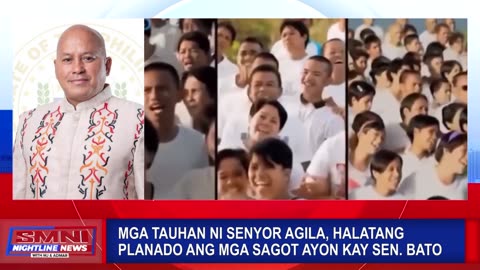 Mga tauhan ni Senyor Agila, halatang planado ang mga sagot ayon kay Sen. Bato