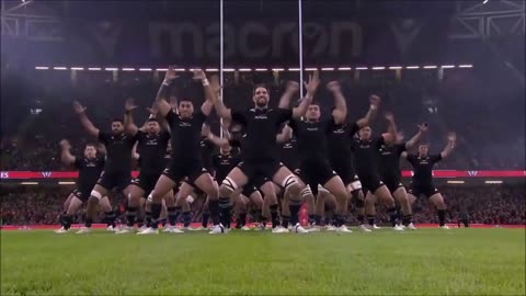 All Blacks Haka vs Wales 2022