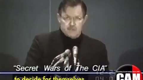 John Stockwell Ex CIA describes CIA involvement in Genocides