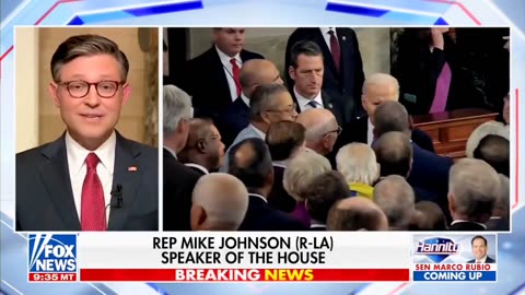 USA : Speaker Of The House Mike Johnson Comments On SOTU...