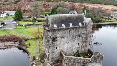 Carrick Castle Scotland 4k