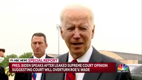 Biden Calls Draft Opinion Overturning Roe V. Wade 'Radical'