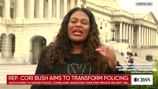 Cori Bush defund the police