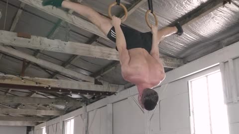 Back lever pulls are no joke..