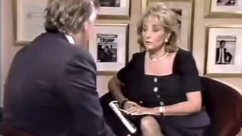 Donald Trump Fashback with Barbara Walters on Fake News