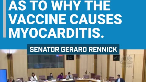 TGA still cannot explain the biochemistry as to why the vaccine causes myocarditis